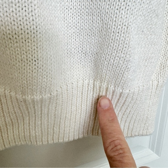 Vintage 80s Knit Short Sleeve Sweater Pullover Floral Abstract Size Medium - Picture 9 of 9